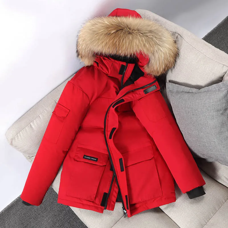 -30 Degree Winter Men Hooded Jacket