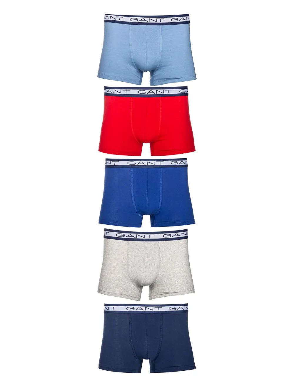 5-Pack Basic Trunks Light Grey Melange