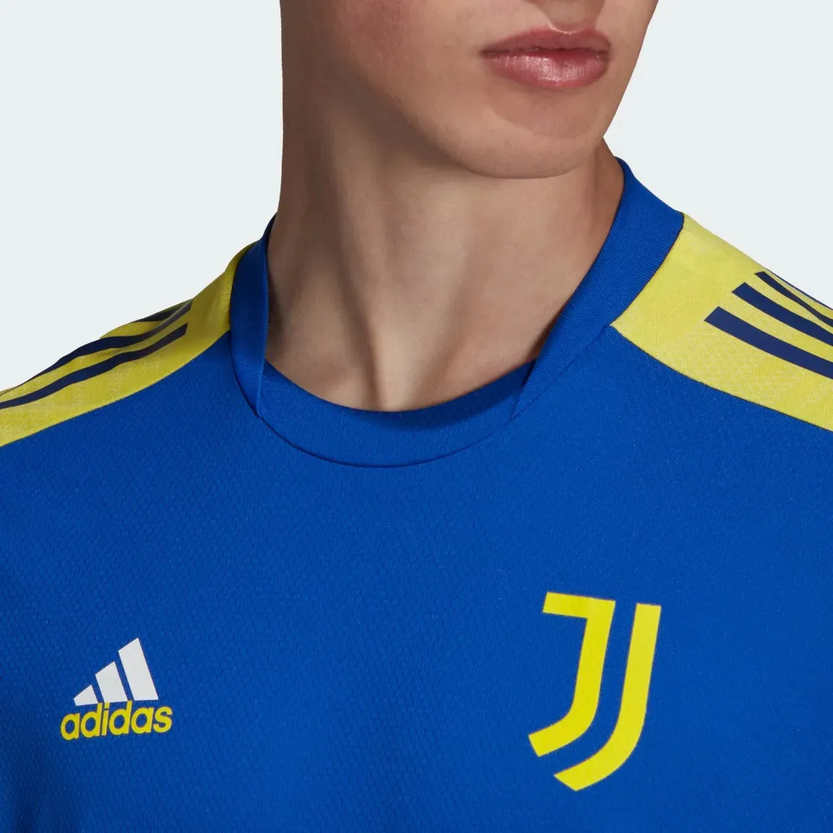 adidas 2021-22 Juventus Euro Training Jersey - Victory Blue-Yellow
