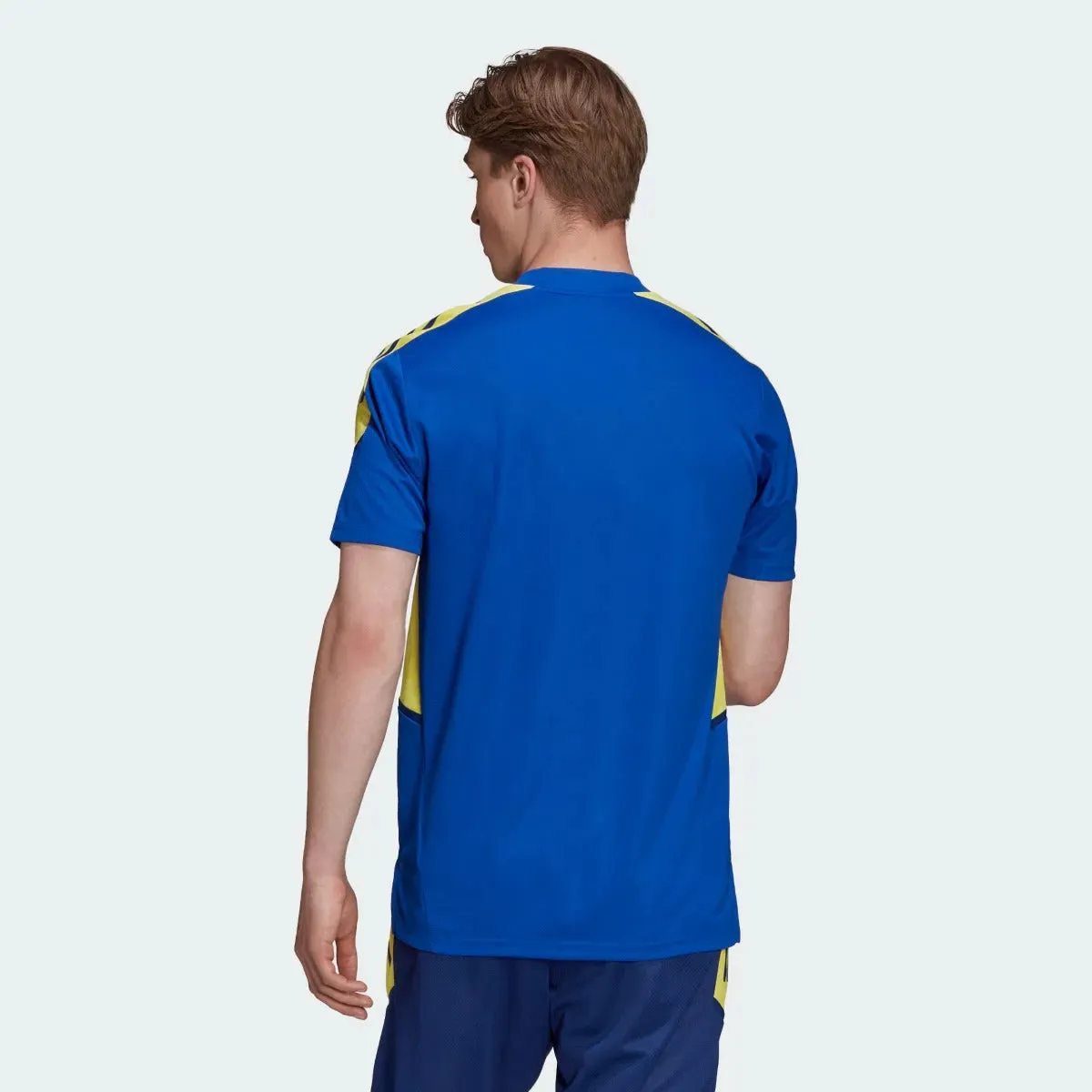 adidas 2021-22 Juventus Euro Training Jersey - Victory Blue-Yellow