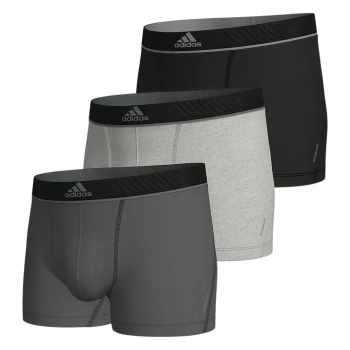 adidas Active Micro Flex Eco Mens Trunks - 3 Pack