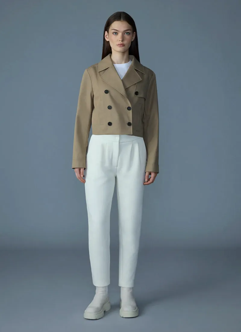 Aline Crop Trench With Shell Jacket