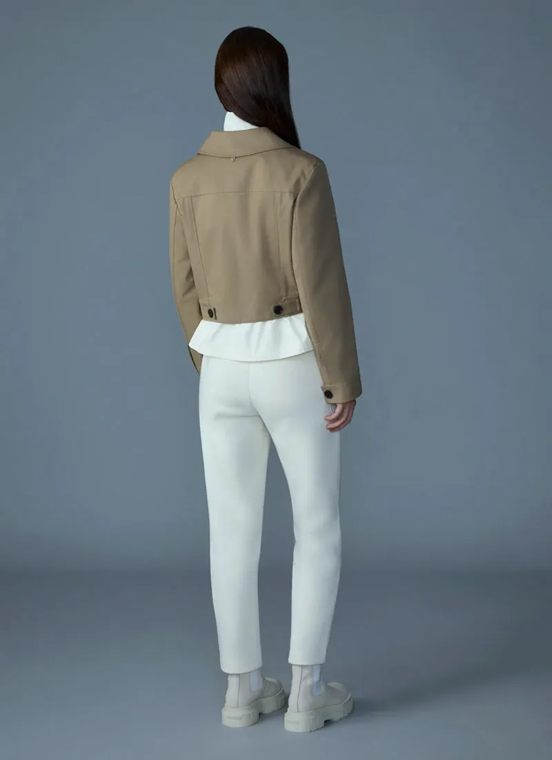 Aline Crop Trench With Shell Jacket