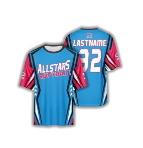 AllStars Softball Template 114 - Custom Jersey