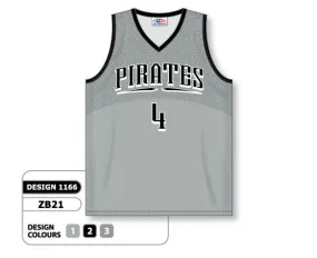 Athletic Knit Custom Sublimated Basketball Jersey Design 1166