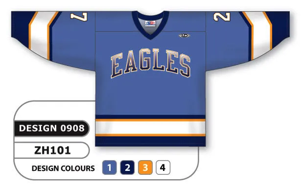 Athletic Knit Custom Sublimated Hockey Jersey Design 0908