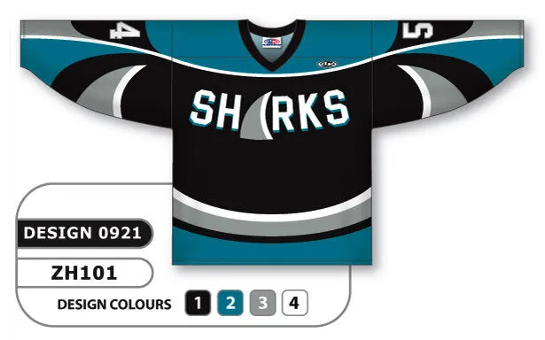 Athletic Knit Custom Sublimated Hockey Jersey Design 0921