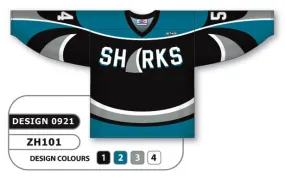 Athletic Knit Custom Sublimated Hockey Jersey Design 0921
