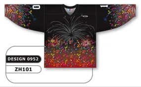 Athletic Knit Custom Sublimated Hockey Jersey Design 0952