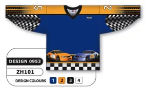 Athletic Knit Custom Sublimated Hockey Jersey Design 0953
