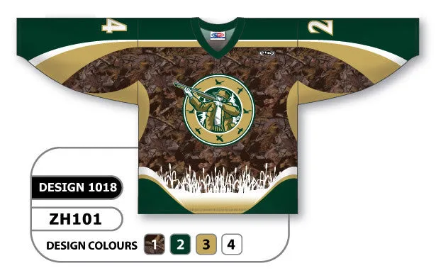 Athletic Knit Custom Sublimated Hockey Jersey Design 1018