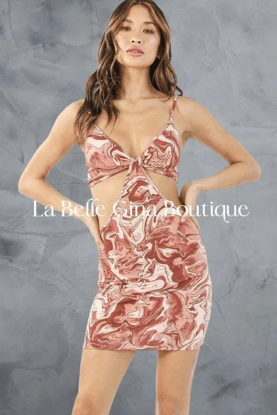 Ave cut out mini dress.