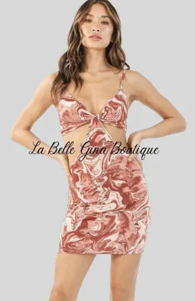 Ave cut out mini dress.
