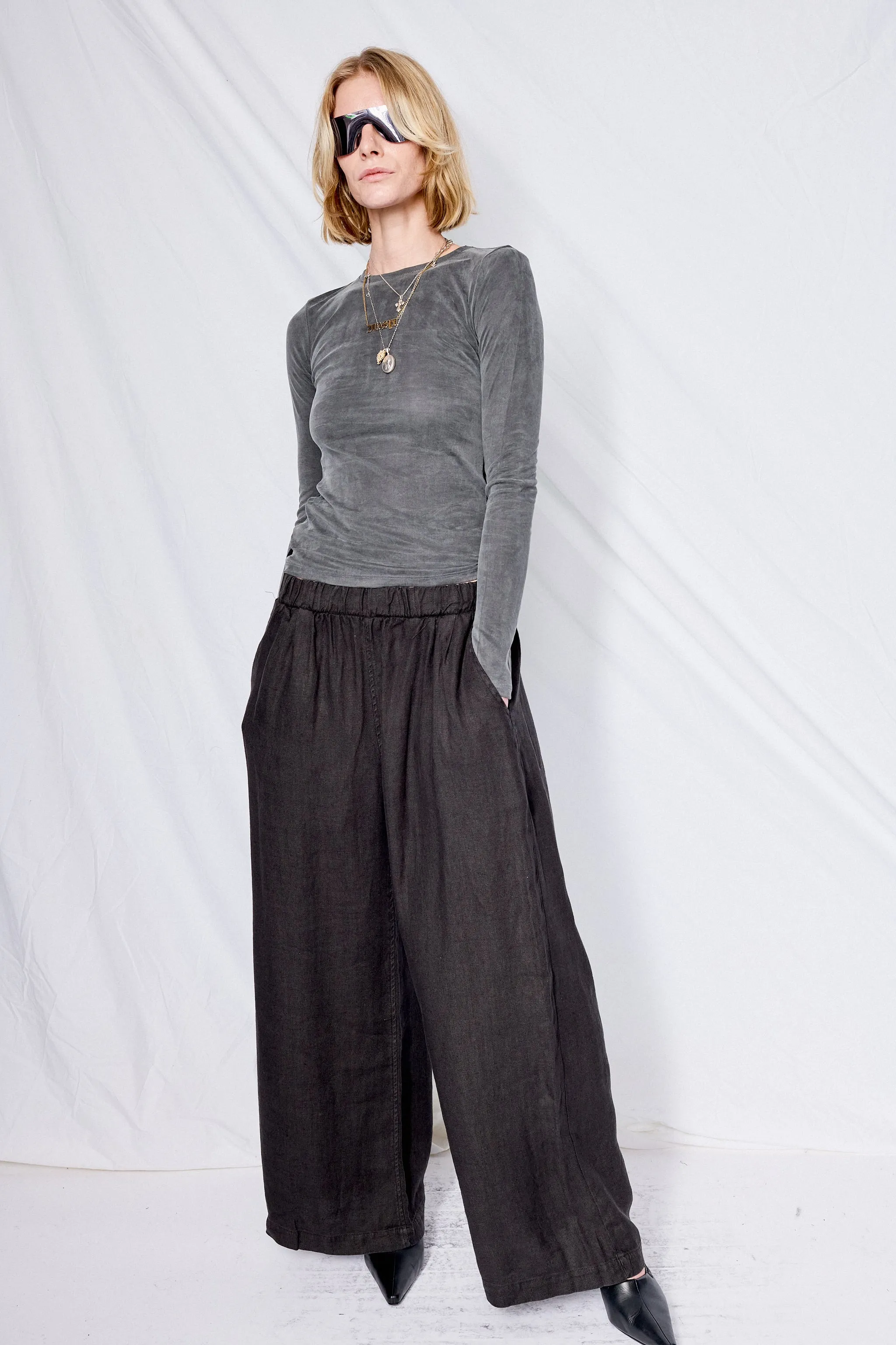 Black Cambria Pant