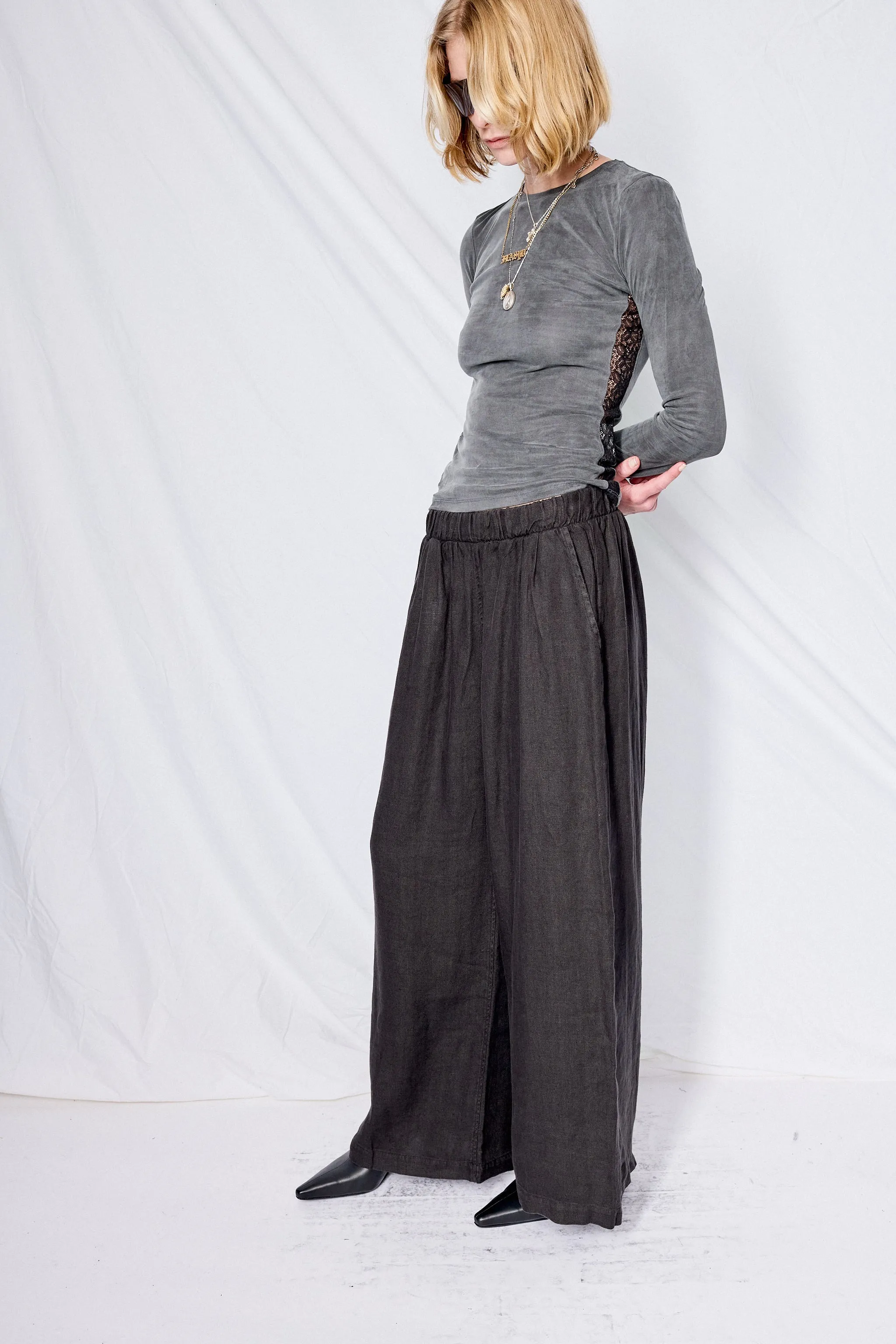Black Cambria Pant