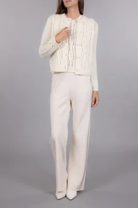 BOUCLE CABLE CARDIGAN