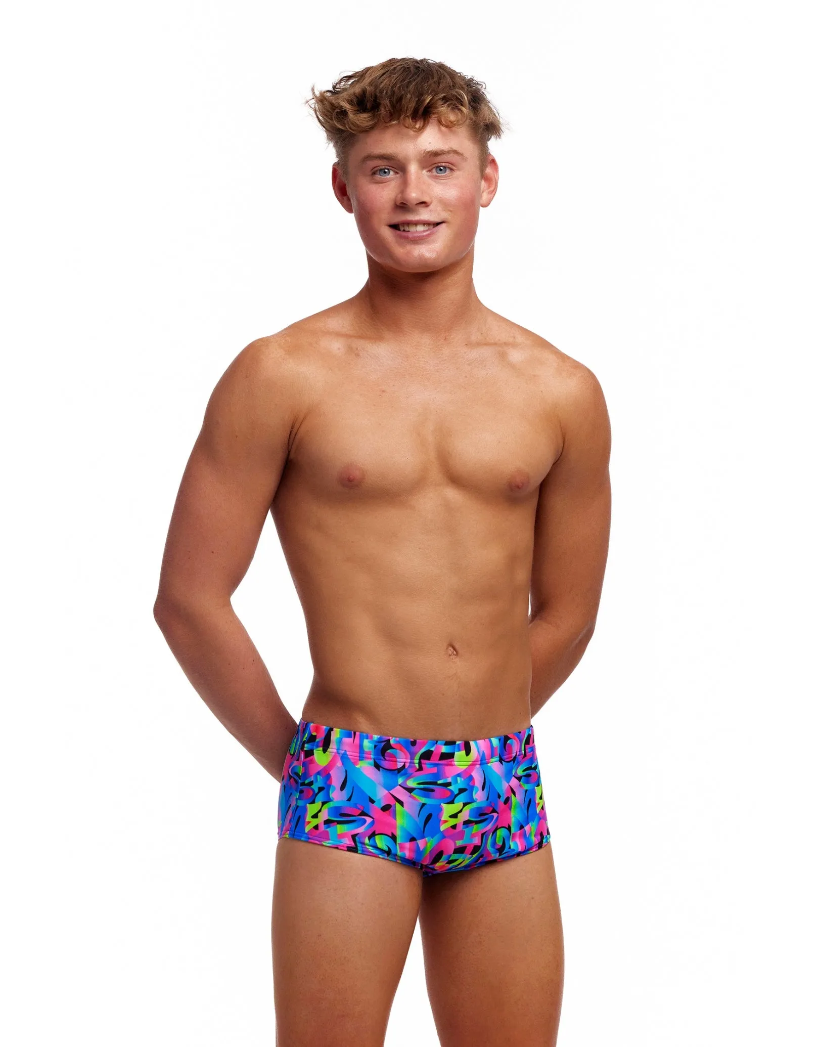 Boys Funk & Blues Sidewinder Swim Trunks - Multi