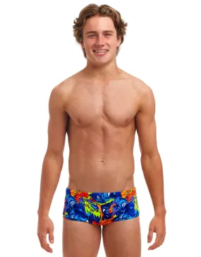 Boys Mixed Mess Sidewinder Swim Trunks - Blue/Multi