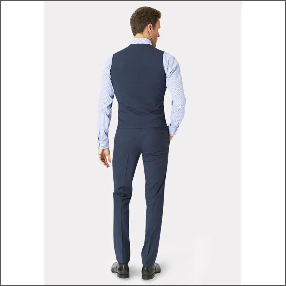 Brook Taverner Cassino Navy Check Washable Suit==