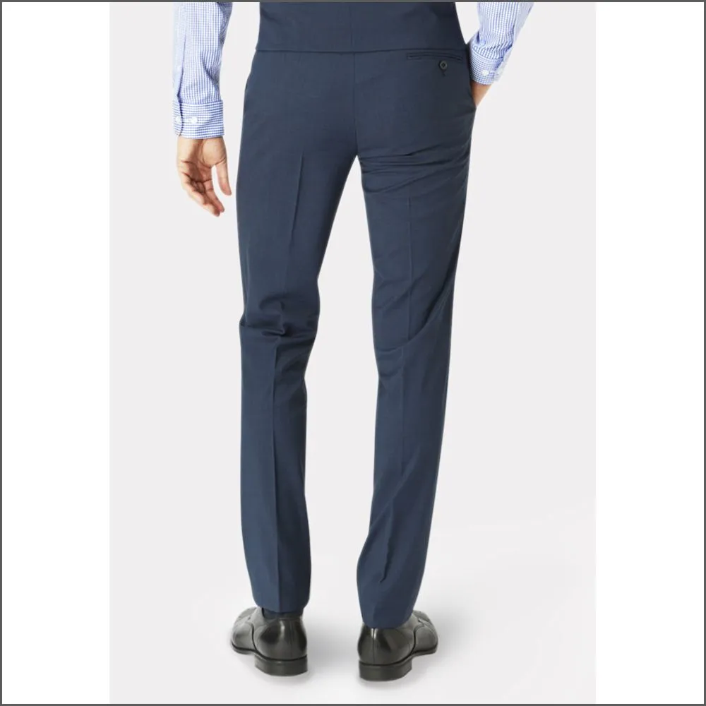 Brook Taverner Cassino Navy Check Washable Suit==