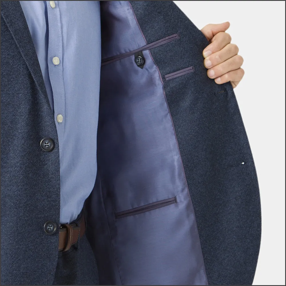 Brook Taverner Clifford Navy Donegal Wool Suit - Waistcoat Optional==