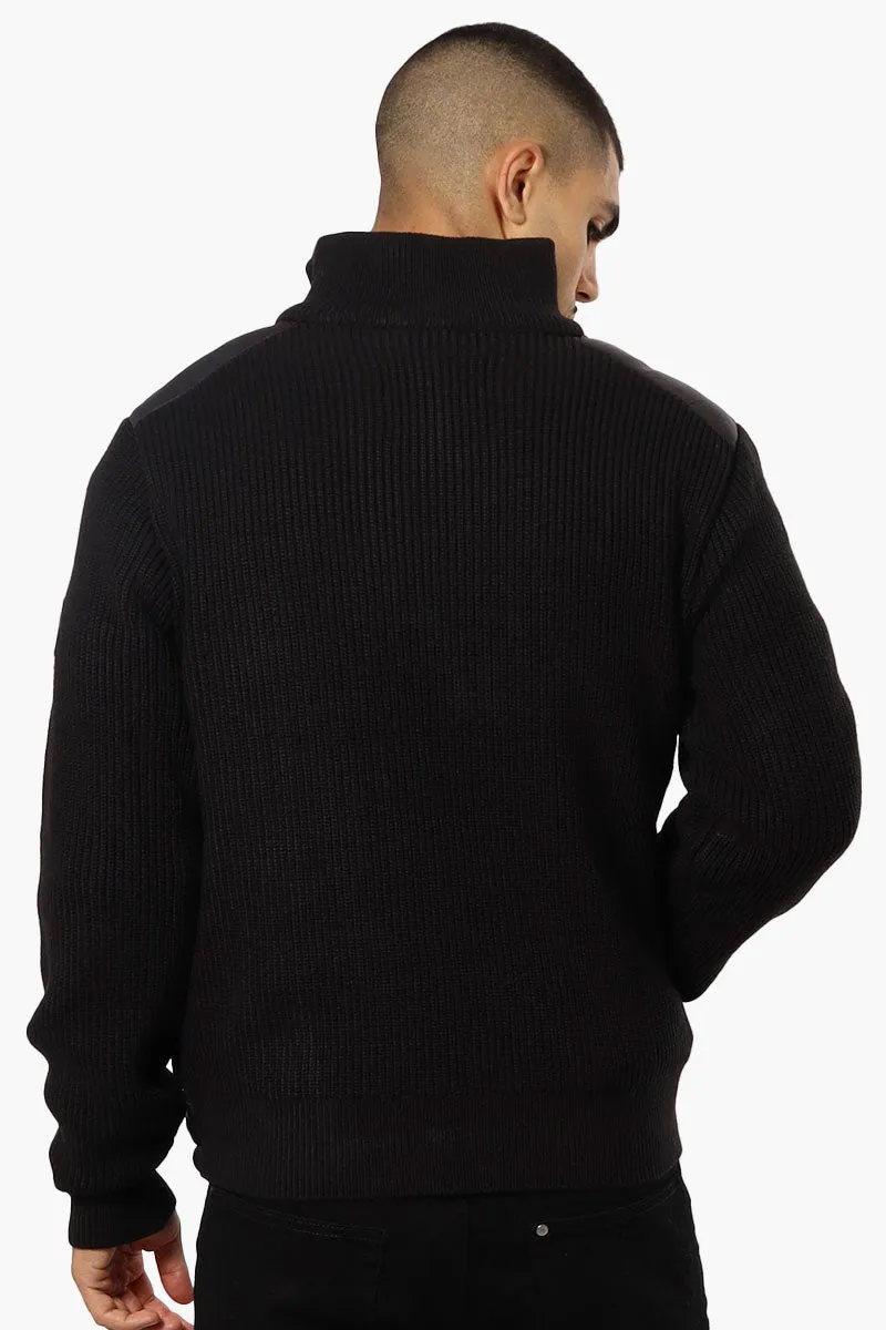 Canada Weather Gear Sweater Knit Polyfill Lightweight Jacket - Black