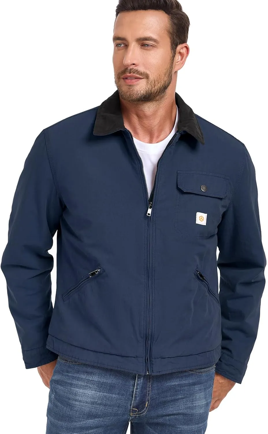 CARWORNIC Men's Winter Cotton Jacket