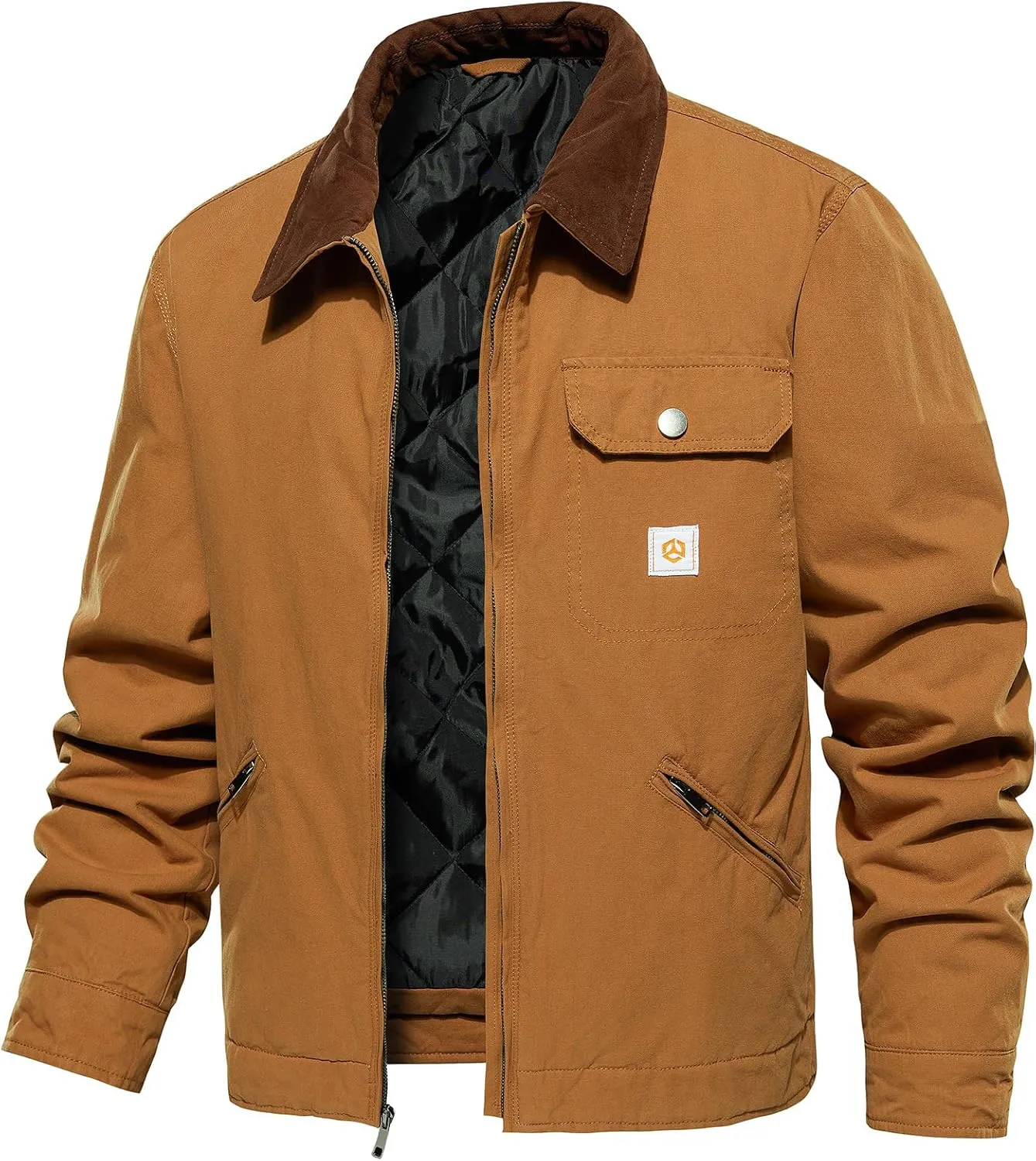 CARWORNIC Men's Winter Cotton Jacket