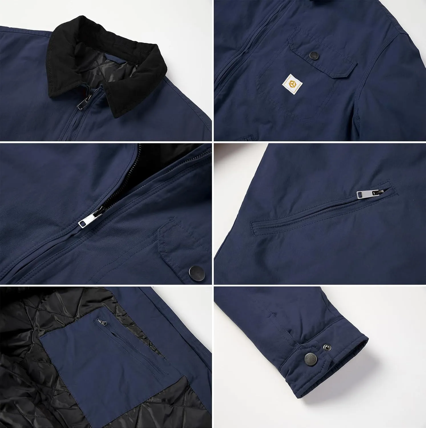 CARWORNIC Men's Winter Cotton Jacket