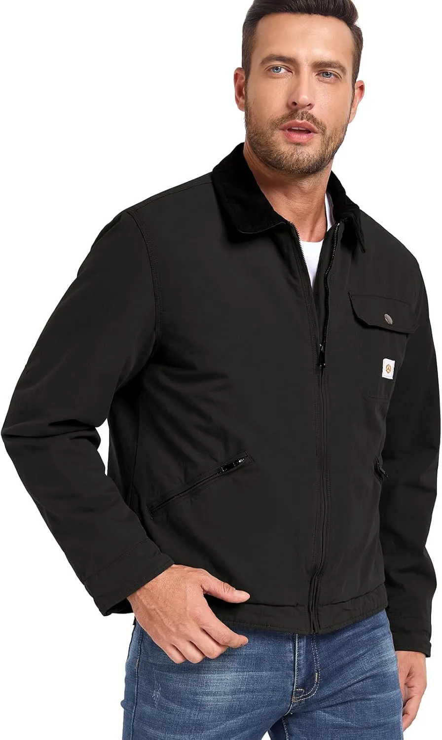 CARWORNIC Men's Winter Cotton Jacket