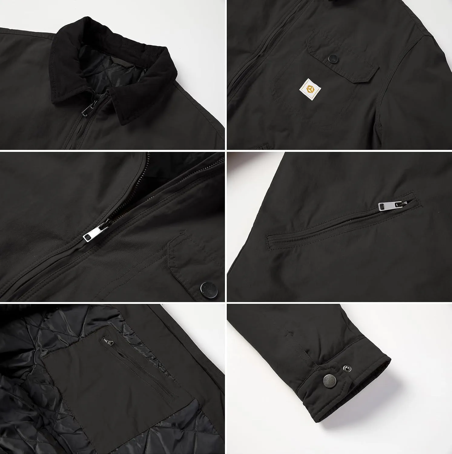 CARWORNIC Men's Winter Cotton Jacket