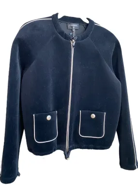 Chanel 2017 Velour Drawstring jacket DXBK0211