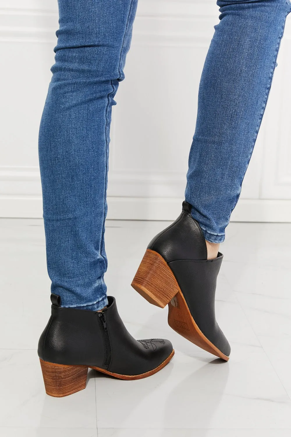 Classic Western-Inspired Ankle Booties