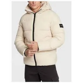 Crinkle Nylon Puffer Jacket