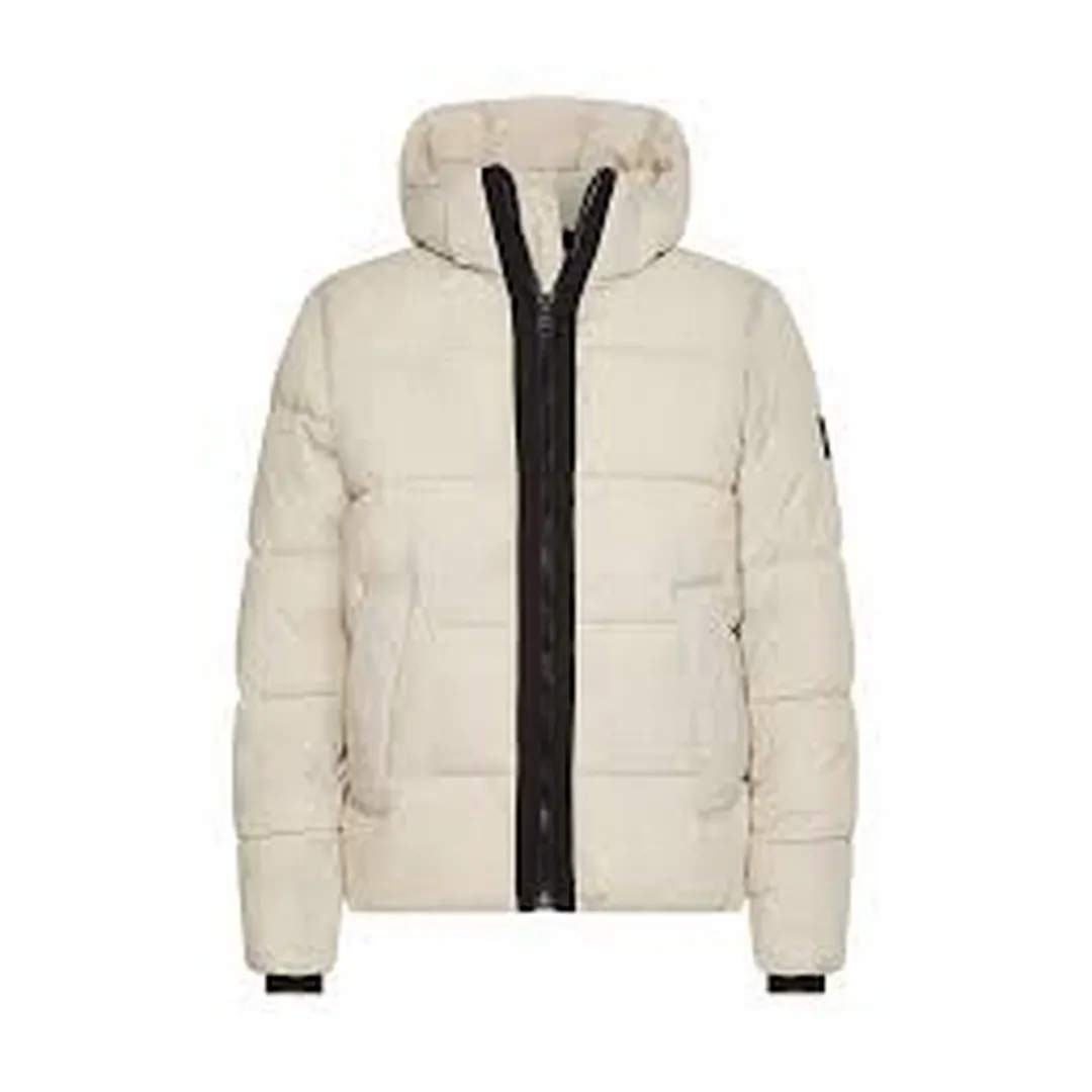 Crinkle Nylon Puffer Jacket