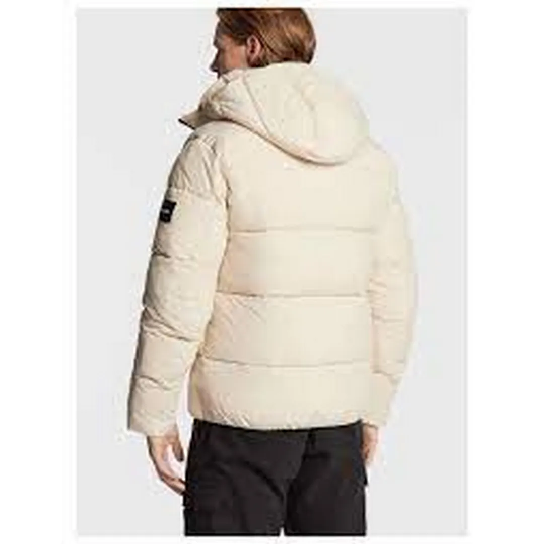 Crinkle Nylon Puffer Jacket