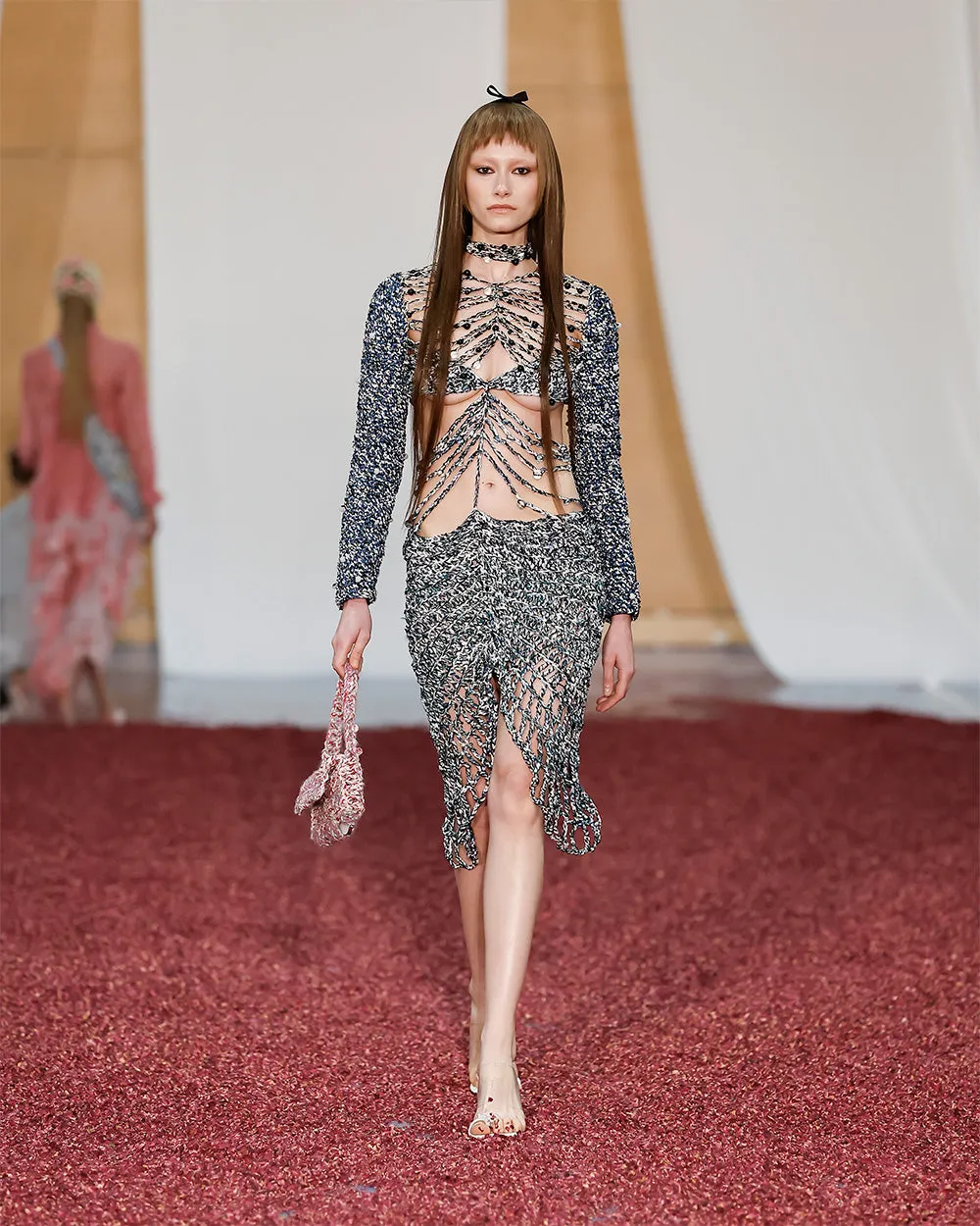 CROCHET CUT-OUT DRESS