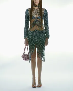 CROCHET CUT-OUT DRESS