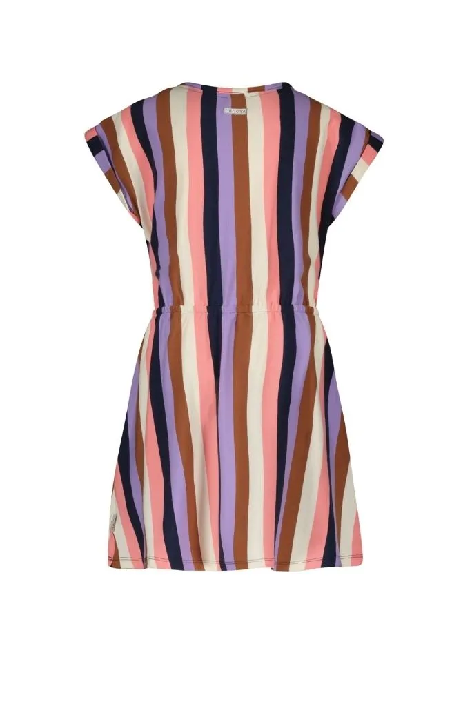 Cut-Out Stripe Dress