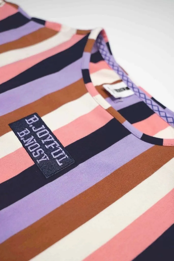 Cut-Out Stripe Dress