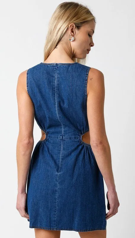 Denim Cut Out Dress