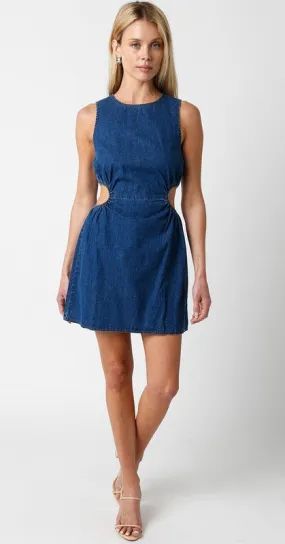 Denim Cut Out Dress