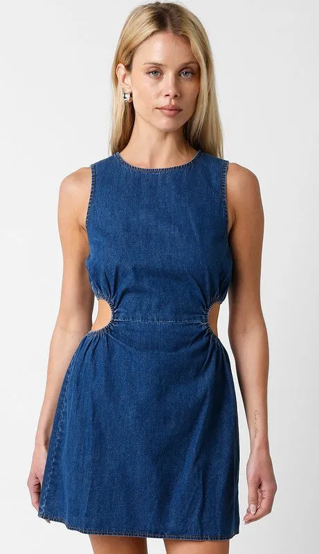 Denim Cut Out Dress