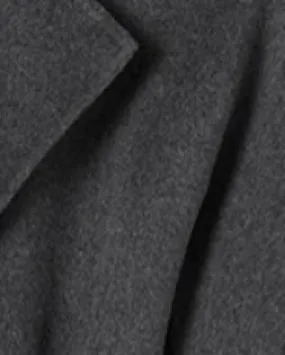 DOUBLE FACED SCARF - CHARCOAL