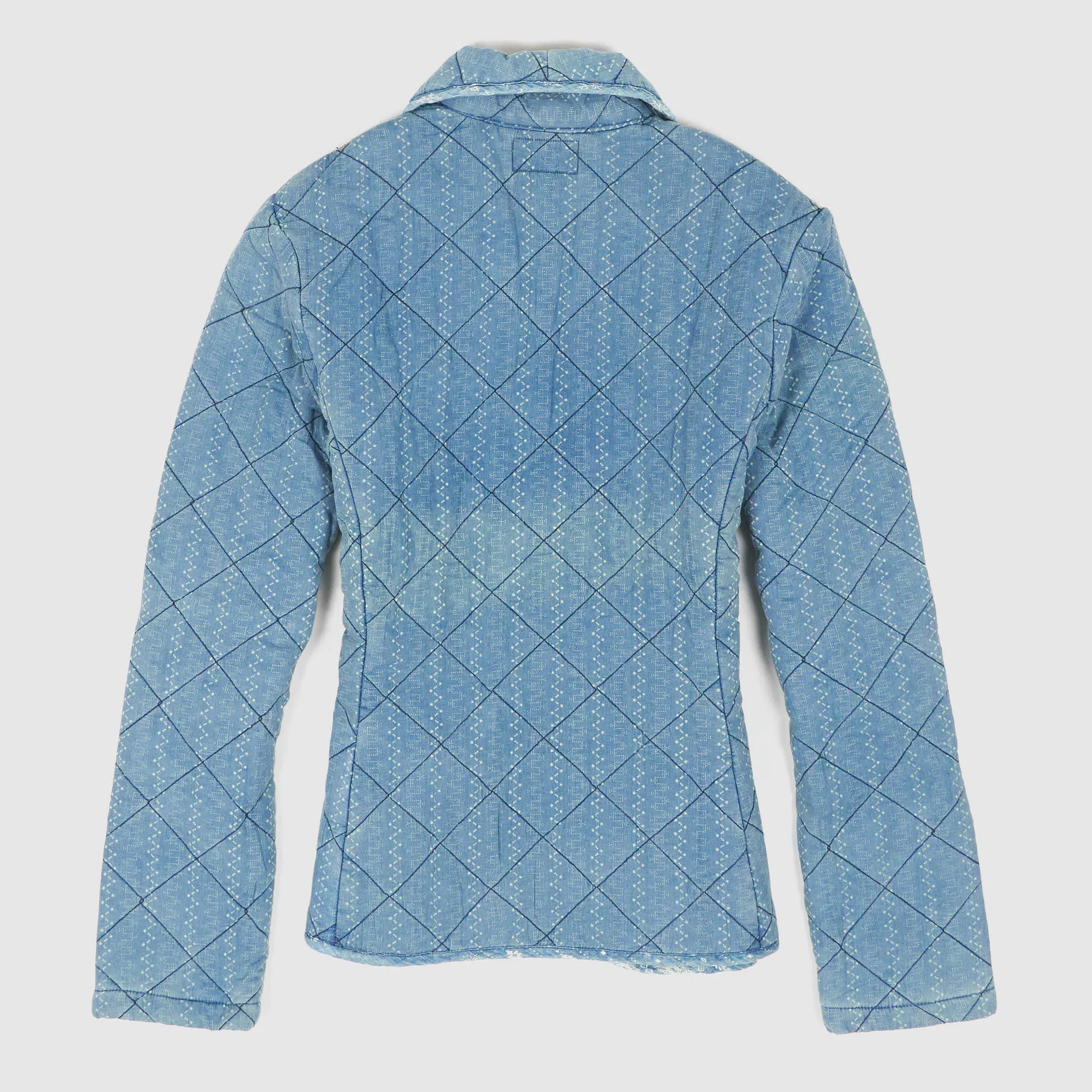 Double RL Quilted Indigo Cotton Jacket