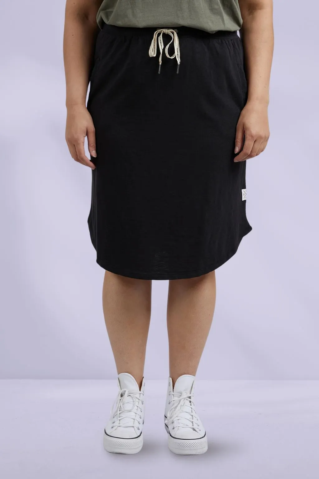 Elm Isla Skirt Washed Black