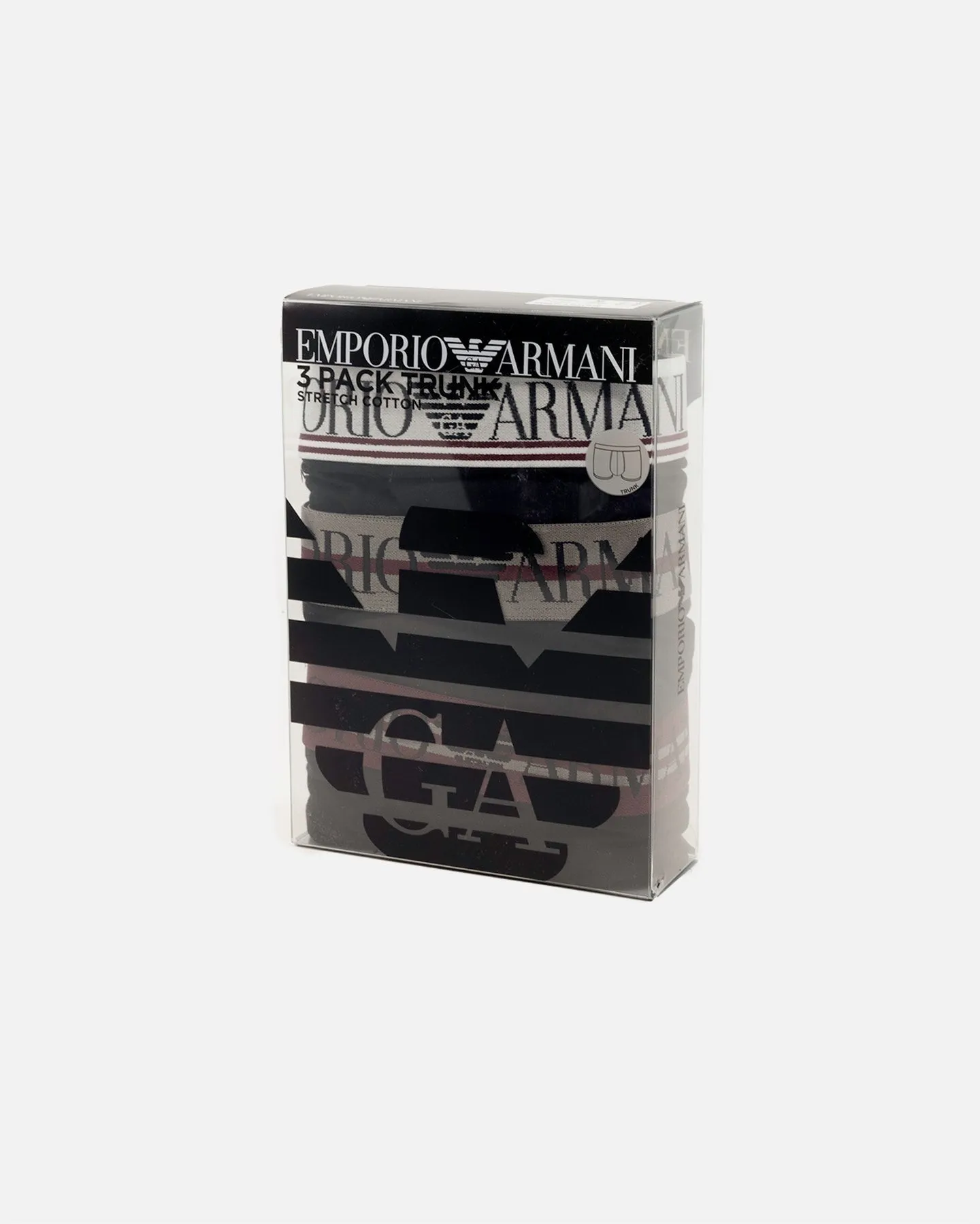Emporio Armani Armani Trunk 3 Pack Black