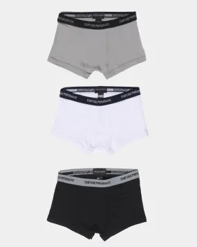 Emporio Armani Armani Trunk 3 Pack Black/White/Grey