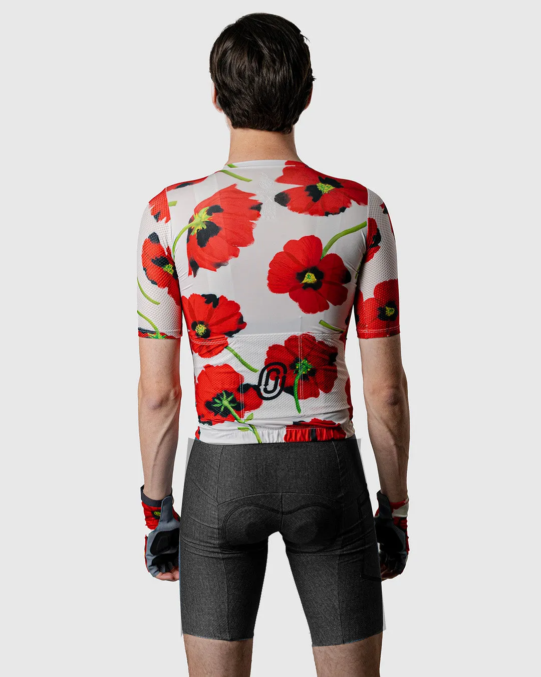 Fiori Rossi Mesh Jersey