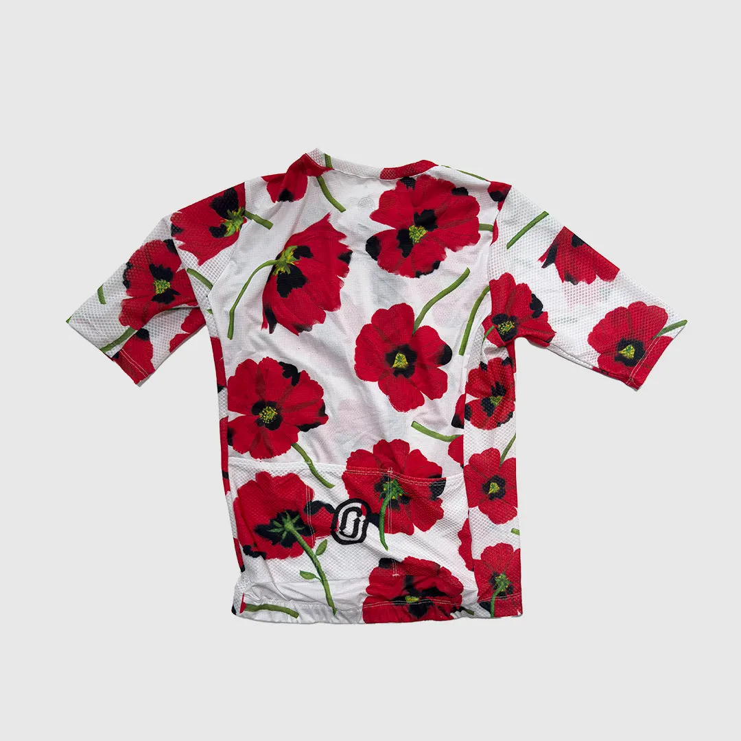Fiori Rossi Mesh Jersey